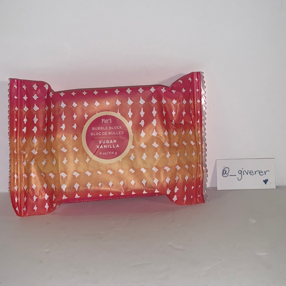 Vanilla Sugar Bubble Block Bath Bomb